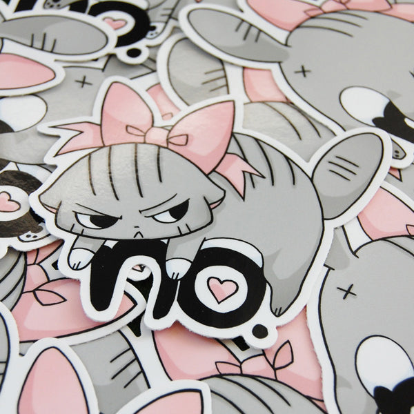 Angry Cat React | Sticker