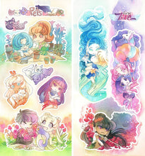 Load image into Gallery viewer, Sailor Moon Pets and Cosmic Love Sticker Sheets

