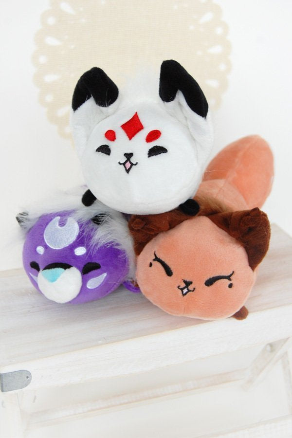 FOXEY - Foxey ♡ FLORA PUFF 38 Floral Frolic Dawnsing Orange Fox Plush Stuffed Animal