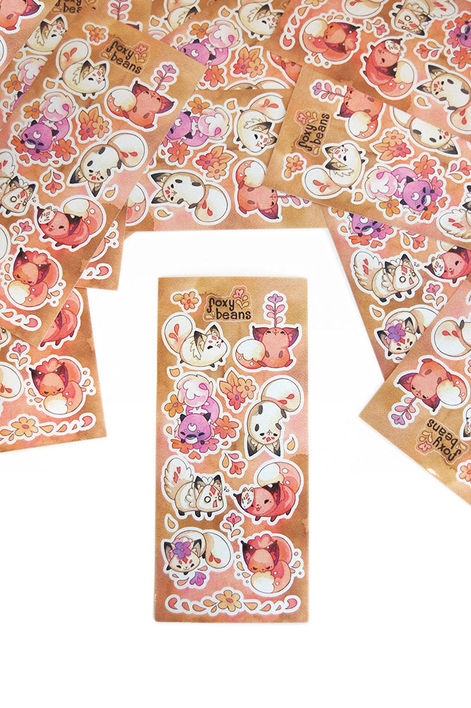 Floral Frolic Sticker Set – FloralFrolicFoxes