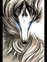 Load image into Gallery viewer, Winter Wolf 18x24 FOIL Printed Poster
