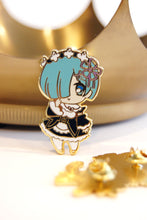 Load image into Gallery viewer, Re:Zero Felix and Rem Pins
