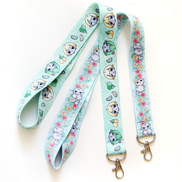 Angry Cat Lanyard